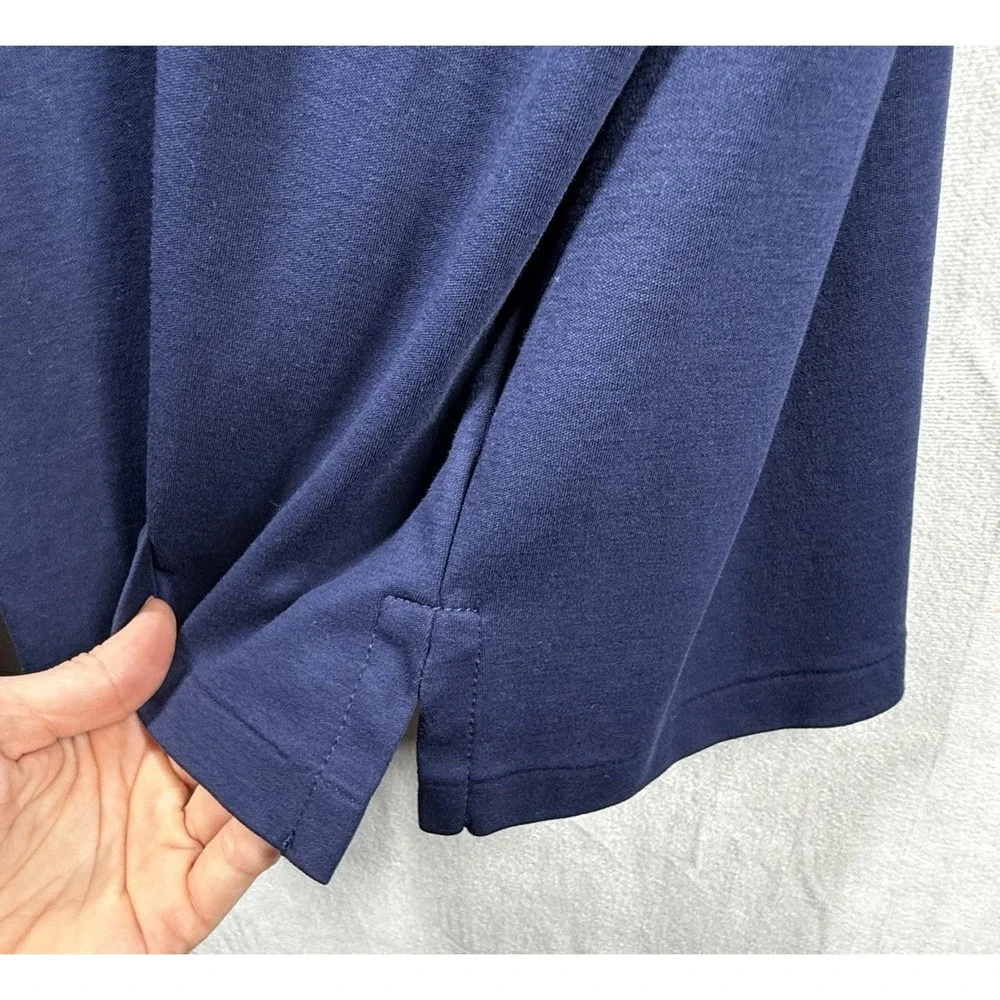 Polo‎ Ralph Lauren Long Sleeve Shirt Sz L Blue Pony Logo Classic Fit Soft Cotton